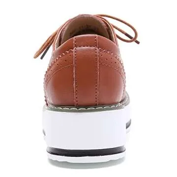 DADAWEN Comfortable Stylish Women's Oxfords Shoes