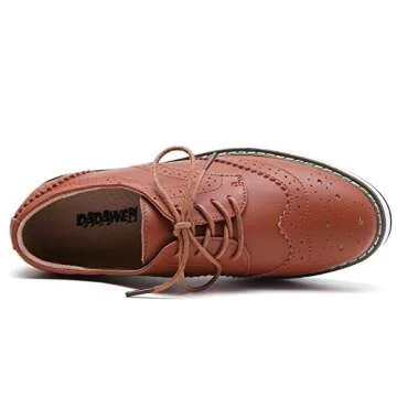 DADAWEN Comfortable Stylish Women's Oxfords Shoes