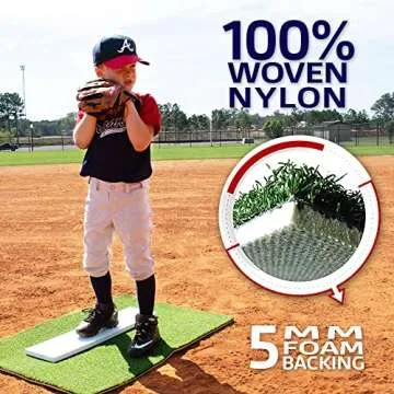 All Turf Mats 3x2 Portable Pitching Aid for Baseball