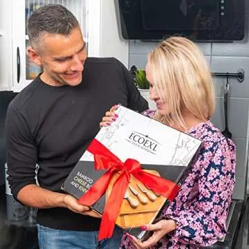 ECOEXL Charcuterie Board Set - Ideal Gift for Couples