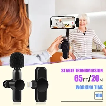 ELECGO Lavalier Microphone for iPhone & iPad, Noise Reduction