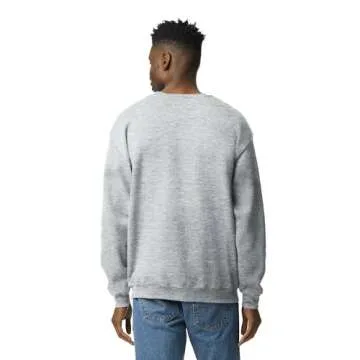 Gildan Adult Fleece Crewneck Sweatshirt, Style G18000, Multipack, Sport Grey (1-Pack), Large