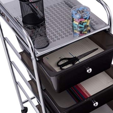 Giantex 4-Drawer Storage Cart: Stylish Organizer for All Ages