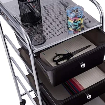 Giantex 4-Drawer Storage Cart: Stylish Organizer for All Ages