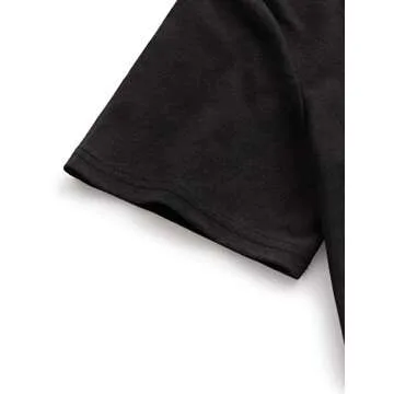 SweatyRocks Women's Casual V Neck Short Sleeve Basic Solid Crop Top T-Shirt Black L