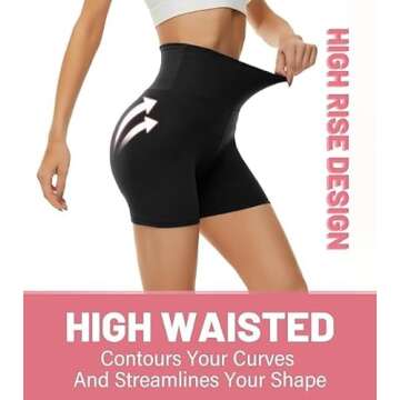 CAMPSNAIL 4 Pack Biker Shorts for Women High Waist - 3"/5"/8" Tummy Control Soft Athletic Yoga Worko...