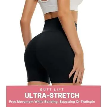 CAMPSNAIL High Waist Biker Shorts - 4 Pack Women's Essential