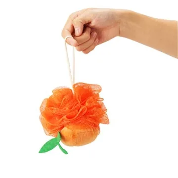 Rocutus Colorful Child Bath Shower Sponge Set for Kids
