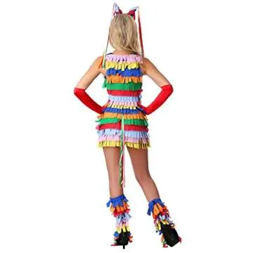 Pinata Costume for Women - Colorful, Fun Halloween Outfit