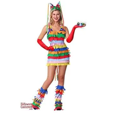 Pinata Costume for Women - Colorful, Fun Halloween Outfit