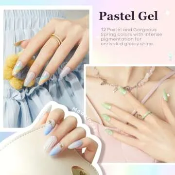 Modelones Gel Nail Polish Kit for Easy Manicures at Home