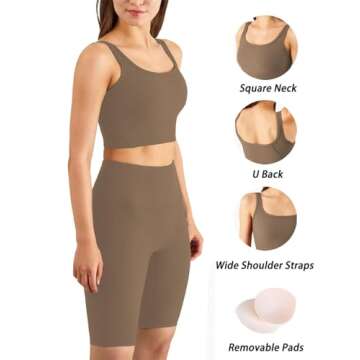 Chilylori Women’s Seamless Sports Bra - Stylish Workout Essential