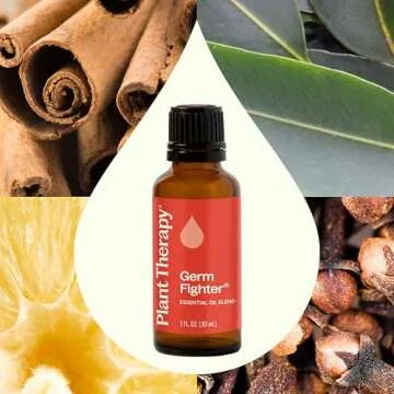 Plant Therapy Germ Fighter Essential Oil Blend for Wellness