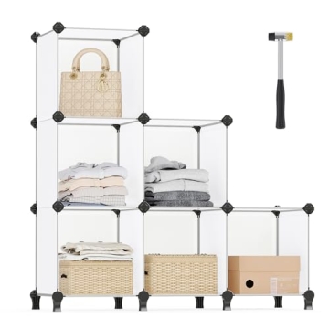 SONGMICS 6 Cube Storage Organizer - Versatile Modular Shelving Solution