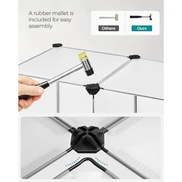 SONGMICS 6 Cube Storage Organizer for Efficient Spaces