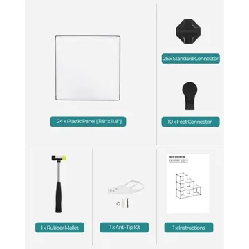 SONGMICS 6 Cube Storage Organizer for Efficient Spaces