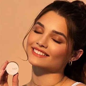 Kaja Beauty Bento Collection - Bouncy Eyeshadow Trio | Warm Honey Tones, Travel Size, 10 Spiked Ginger, 2019 Allure Best of Beauty Award, 0.03 Oz