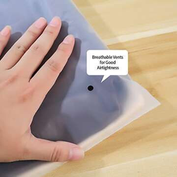 20 Pcs Reusable Ziplock Travel Storage Bags for Clothes