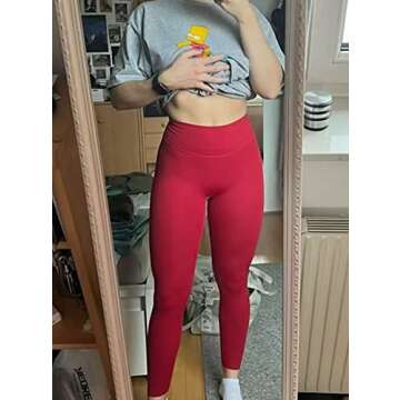 TomTiger High Waist Moisture-Wicking Yoga Pants for Women