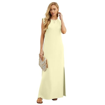 GRECERELLE Women’s Summer Maxi Dress with Pockets