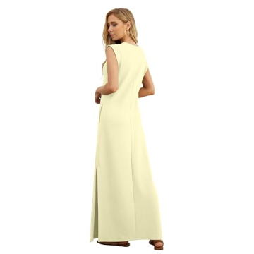GRECERELLE Women’s Summer Maxi Dress with Pockets