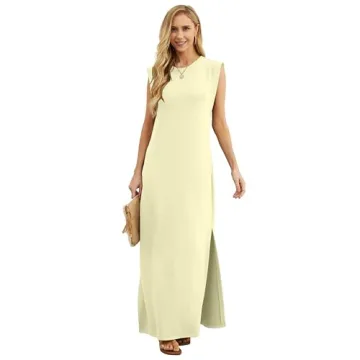 GRECERELLE Women’s Summer Maxi Dress with Pockets