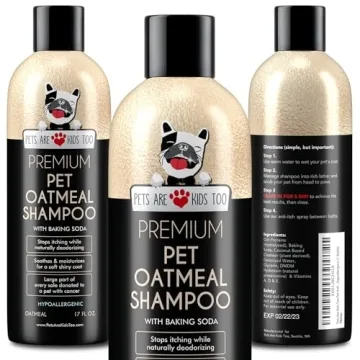 Pets Are Kids Too Oatmeal Dog Shampoo - Hypoallergenic & Soothing for Sensitive Skin