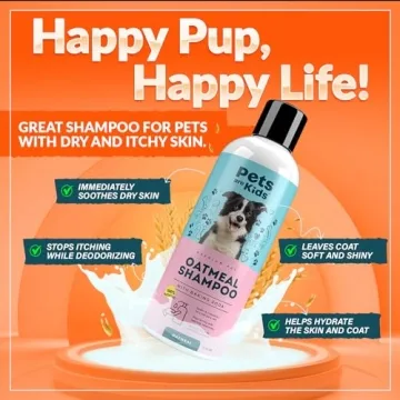 Hypoallergenic Oatmeal Dog Shampoo for Sensitive Skin - Pets Are Kids Too