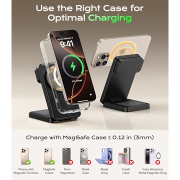 3 in 1 Magnetic Wireless Charger for Apple Devices