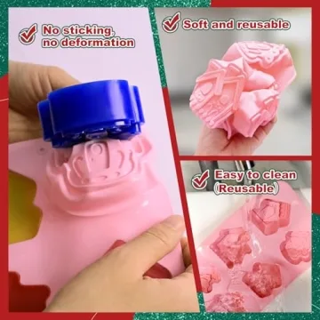 Christmas Soap Molds for Baking and Crafting Fun
