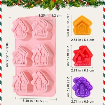 Christmas Soap Molds for Baking and Crafting Fun