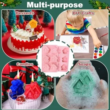 Christmas Soap Molds for Baking and Crafting Fun
