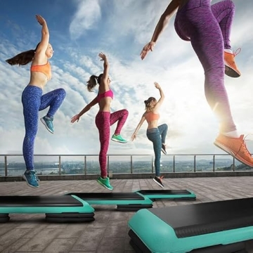 Yes4All Aerobic Step Platform with Adjustable Risers