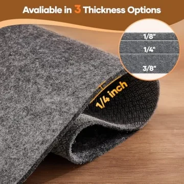 Veken Non Slip Rug Pad Gripper for Safety and Comfort
