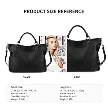 Kattee Women's Leather Tote Bag - Style Meets Functionality