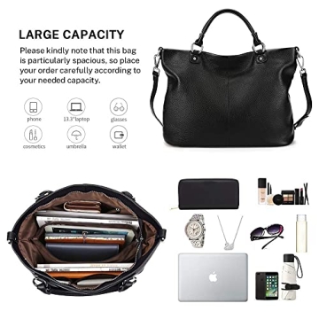 Kattee Women's Leather Tote Bag - Style Meets Functionality