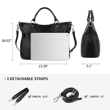 Kattee Women's Leather Tote Bag - Style Meets Functionality