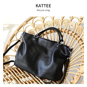 Kattee Women's Leather Tote Bag - Style Meets Functionality