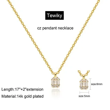 Elegant Tewiky Gold Necklace for Women - 14K Classic Style