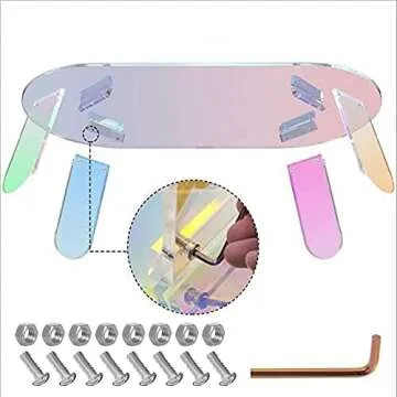 Stylish LapEasy Acrylic Coffee Table for Modern Homes