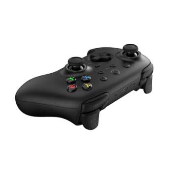 8Bitdo Ultimate 2 Wireless Controller for Windows & Android, Gaming Controller with TMR Joysticks, Switchable Hall Effect/Tactile Triggers, Motion Control, RGB Fire Ring, 8Speed Wireless Tech, Black