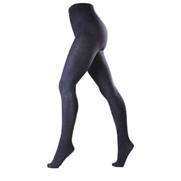 Silver Legs Leopard Animal Print Opaque Tights, Full Length, 8 Colours, Made In England (Standard, N...