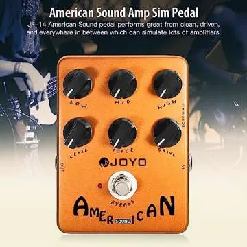 JOYO American Sound Amp Simulator Pedal for Versatile Electric Guitar Sounds