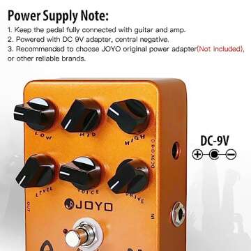 JOYO American Sound Amp Simulator Pedal for Electric Guitar