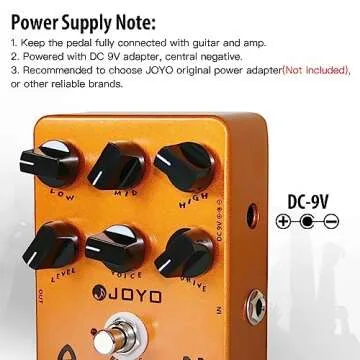 JOYO American Sound Amp Simulator Pedal for Electric Guitar