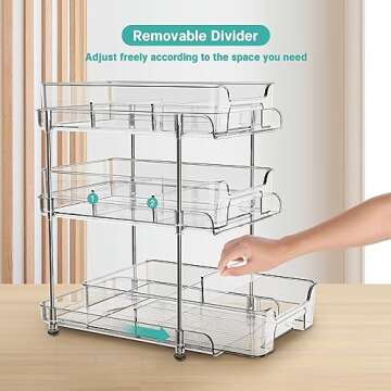Fulpower 3 Tier Bathroom Organizers for Efficient Storage