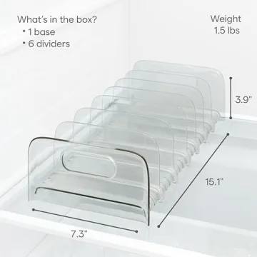 YouCopia FreezeUp Freezer Rack with Adjustable Dividers