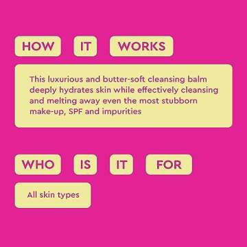 BYOMA Melting Balm Facial Cleanser - Buttery Soft Cleansing Balm for Skin Barrier Repair - Tri-Ceramide Face Wash for Sensitive Skin & All Skin Types - Deeply Hydrated Skin, No Oily Residue - 2.12 oz