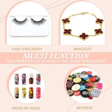 Landhoow Press On Nail Boxes for Stylish Organization