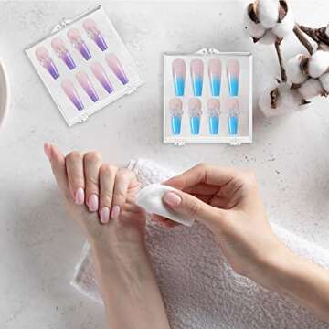 Landhoow Press On Nail Boxes for Stylish Organization